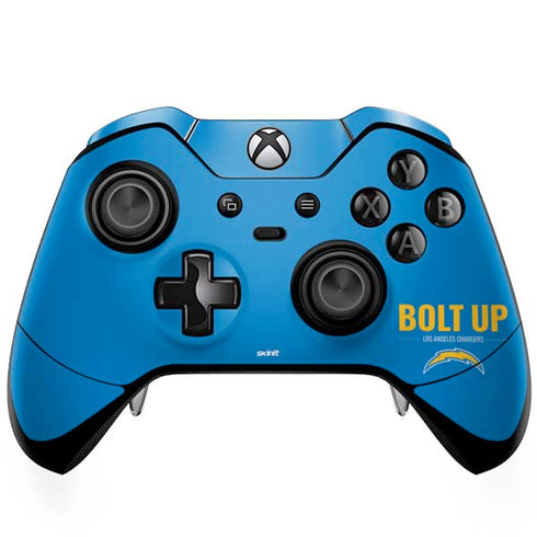 NFL Los Angeles Chargers Team Motto Xbox One Elite Controller Skin
