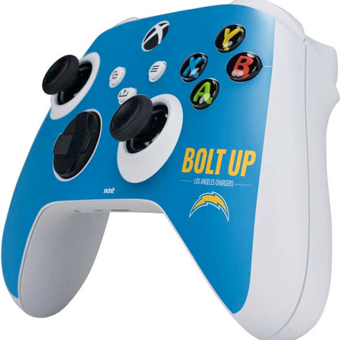 NFL Los Angeles Chargers Team Motto Xbox Series S Controller Skin