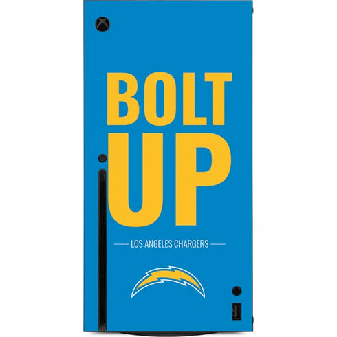 NFL Los Angeles Chargers Team Motto Xbox Series X Console Skin