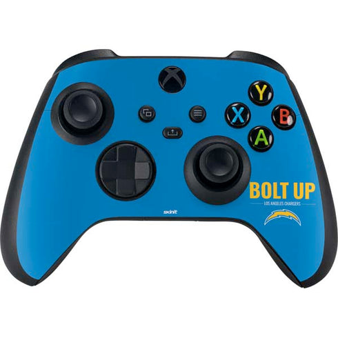 NFL Los Angeles Chargers Team Motto Xbox Series X Controller Skin