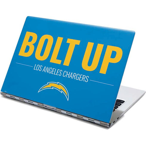 NFL Los Angeles Chargers Team Motto Yoga 910 2-in-1 14in Touch-Screen Skin