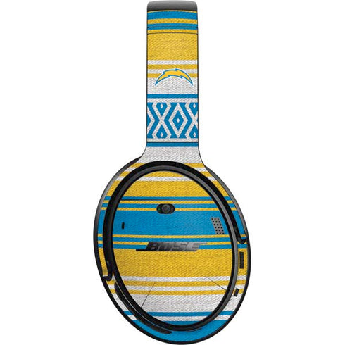 NFL Los Angeles Chargers Trailblazer Bose QuietComfort 35 Headphones Skin