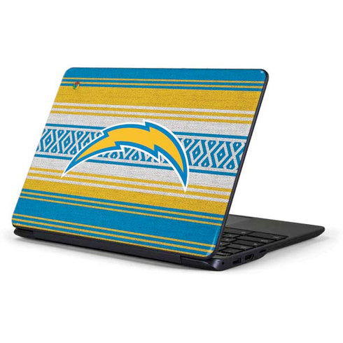 NFL Los Angeles Chargers Trailblazer Samsung Chromebook Skin