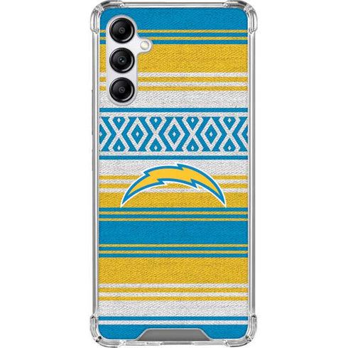 NFL Los Angeles Chargers Trailblazer Galaxy A14 5G Clear Case