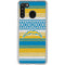NFL Los Angeles Chargers Trailblazer Galaxy A21 Clear Case