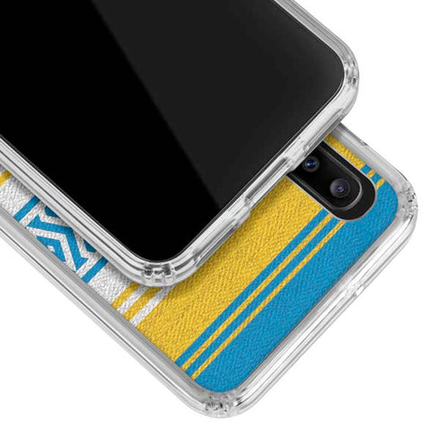 NFL Los Angeles Chargers Trailblazer Galaxy A30 Clear Case