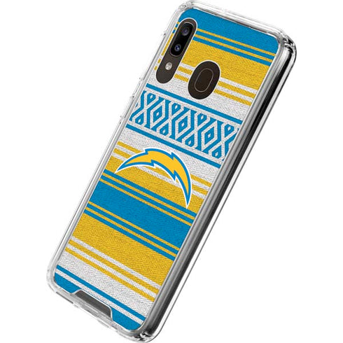 NFL Los Angeles Chargers Trailblazer Galaxy A30 Clear Case