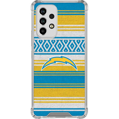 NFL Los Angeles Chargers Trailblazer Galaxy A53 5G Clear Case