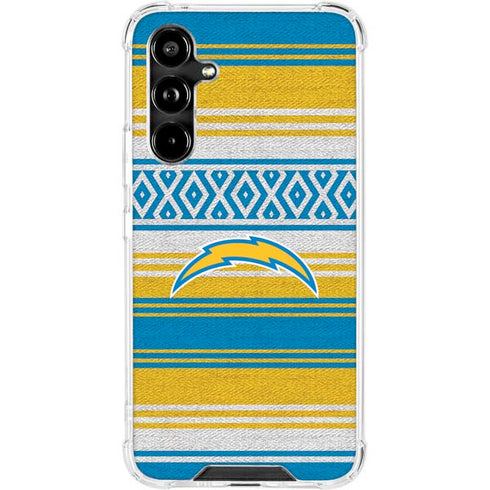NFL Los Angeles Chargers Trailblazer Galaxy A54 5G Clear Case