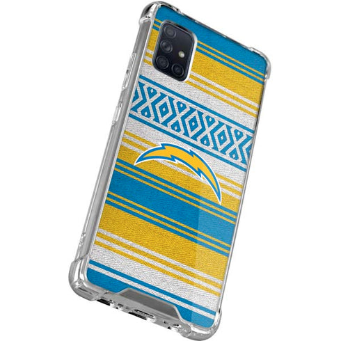 NFL Los Angeles Chargers Trailblazer Galaxy A71 5G Clear Case