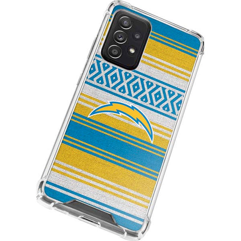 NFL Los Angeles Chargers Trailblazer Galaxy A72 5G Clear Case