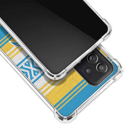 NFL Los Angeles Chargers Trailblazer Galaxy A72 5G Clear Case