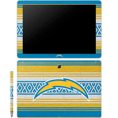 NFL Los Angeles Chargers Trailblazer Galaxy Book 12in Skin