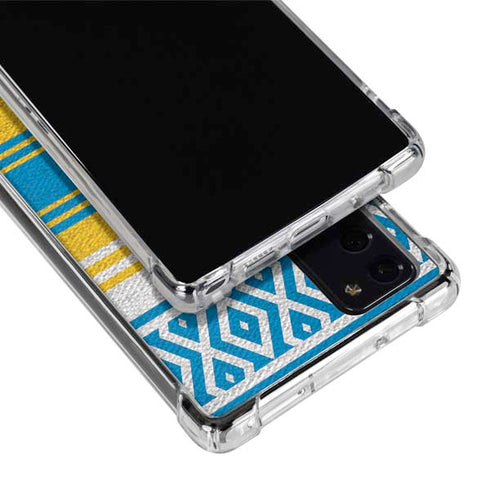 NFL Los Angeles Chargers Trailblazer Galaxy Note20 5G Clear Case