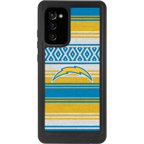 NFL Los Angeles Chargers Trailblazer Galaxy Note20 5G Waterproof Case