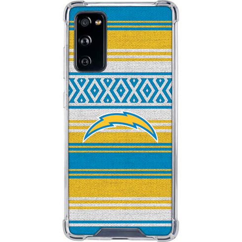 NFL Los Angeles Chargers Trailblazer Galaxy S20 FE Clear Case