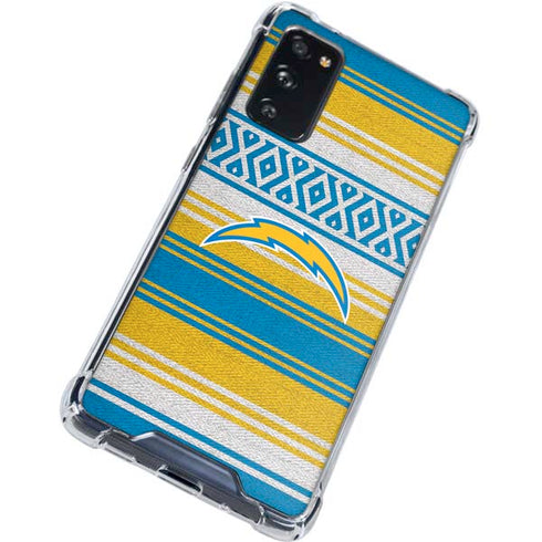NFL Los Angeles Chargers Trailblazer Galaxy S20 FE Clear Case
