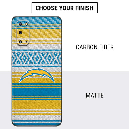 NFL Los Angeles Chargers Trailblazer Galaxy S20 Skin