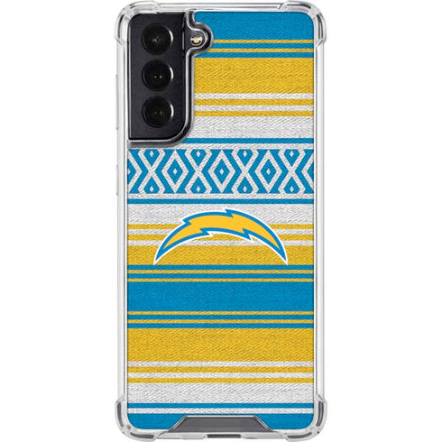 NFL Los Angeles Chargers Trailblazer Galaxy S22 Clear Case
