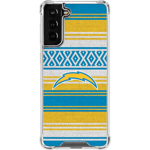 NFL Los Angeles Chargers Trailblazer Galaxy S22 Plus Clear Case