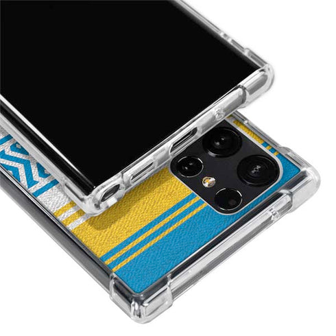 NFL Los Angeles Chargers Trailblazer Galaxy S22 Ultra Clear Case
