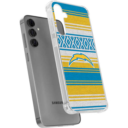 NFL Los Angeles Chargers Trailblazer Galaxy S24 Plus Clear Case