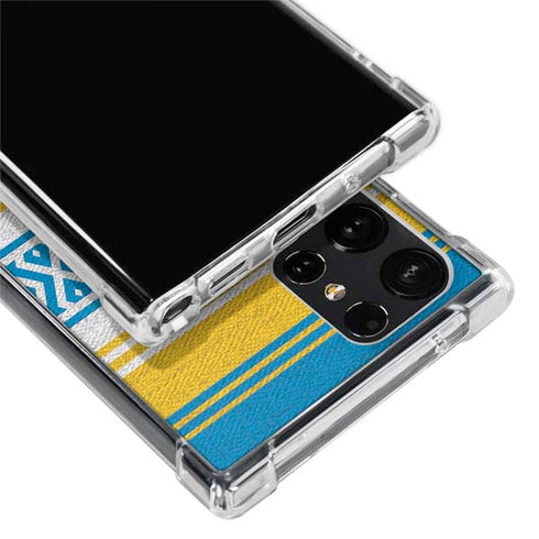 NFL Los Angeles Chargers Trailblazer Galaxy S24 Ultra Clear Case