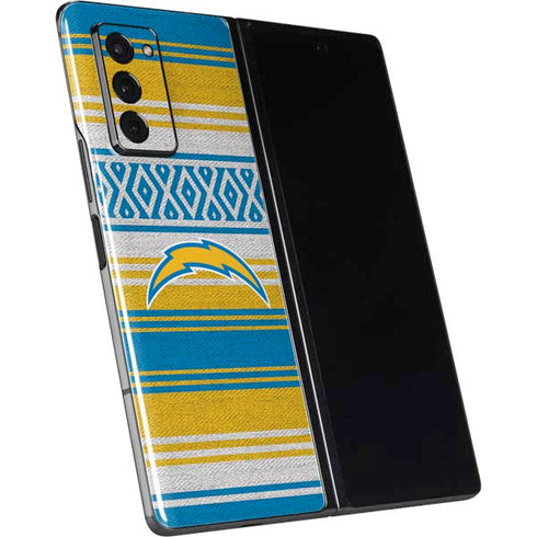 NFL Los Angeles Chargers Trailblazer Galaxy Z Fold2 5G Skin