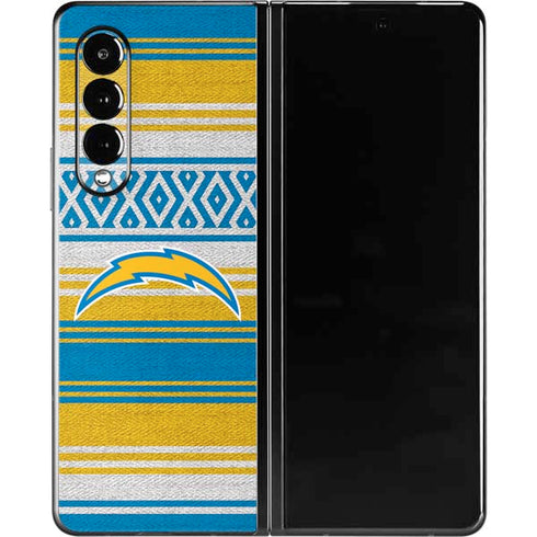 NFL Los Angeles Chargers Trailblazer Galaxy Z Fold3 5G Skin