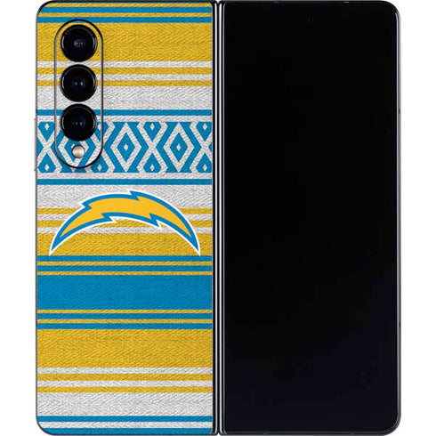 NFL Los Angeles Chargers Trailblazer Galaxy Z Fold4 5G Skin