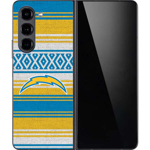 NFL Los Angeles Chargers Trailblazer Galaxy Z Fold5 5G Skin