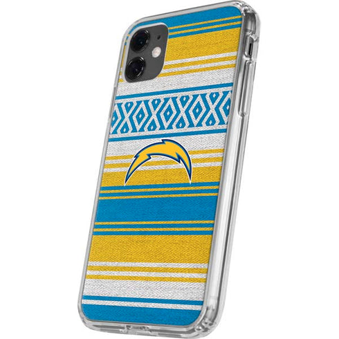 NFL Los Angeles Chargers Trailblazer iPhone 11 Clear Case
