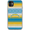 NFL Los Angeles Chargers Trailblazer iPhone 11 Clear Case