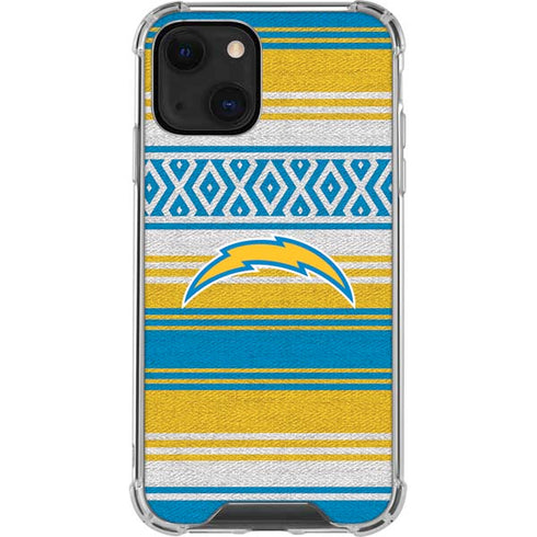 NFL Los Angeles Chargers Trailblazer iPhone 13 Mini Clear Case