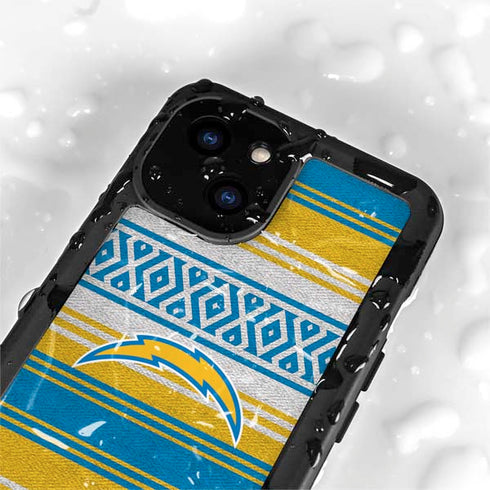 NFL Los Angeles Chargers Trailblazer iPhone 13 Mini Waterproof Case