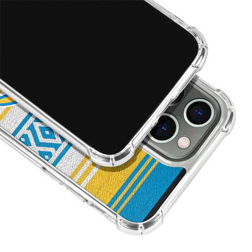 NFL Los Angeles Chargers Trailblazer iPhone 15 Pro Clear Case