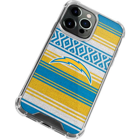 NFL Los Angeles Chargers Trailblazer iPhone 15 Pro Clear Case