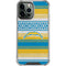 NFL Los Angeles Chargers Trailblazer iPhone 14 Pro Max Clear Case