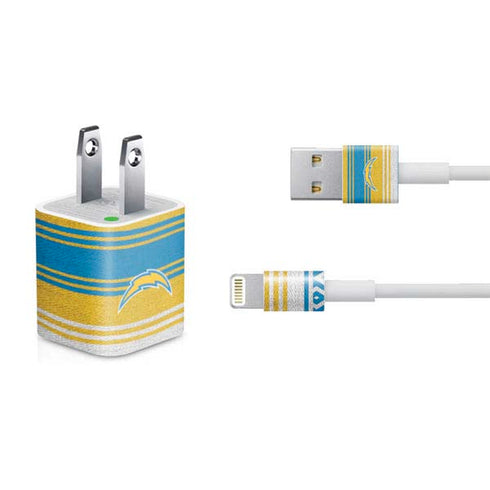 NFL Los Angeles Chargers Trailblazer iPhone Charger (5W USB) Skin
