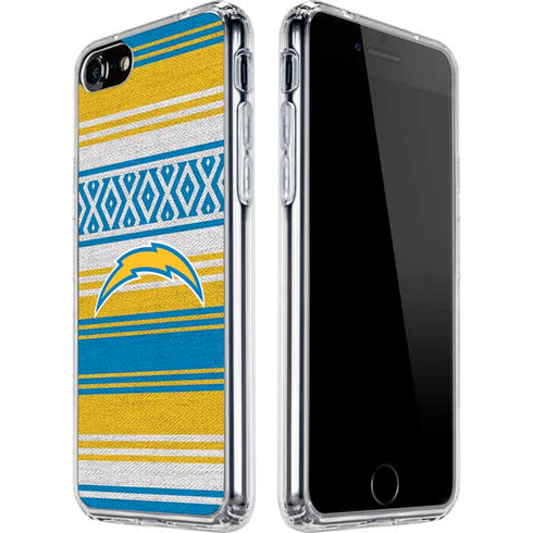 NFL Los Angeles Chargers Trailblazer iPhone SE (2nd & 3rd Gen) Clear Case