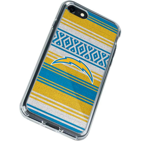 NFL Los Angeles Chargers Trailblazer iPhone SE (2nd & 3rd Gen) Clear Case