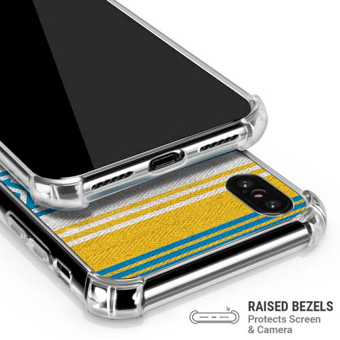 NFL Los Angeles Chargers Trailblazer iPhone XS Max Clear Case