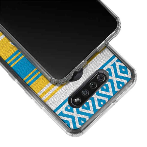 NFL Los Angeles Chargers Trailblazer LG K51/Q51 Clear Case