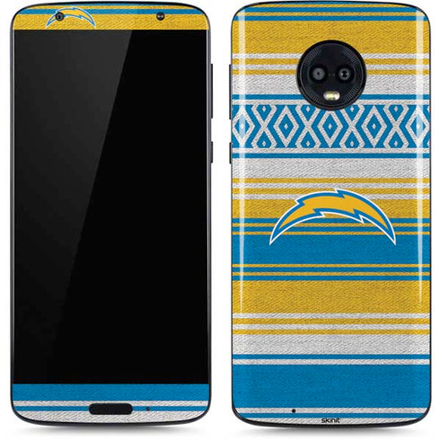 NFL Los Angeles Chargers Trailblazer Moto G6 Skin