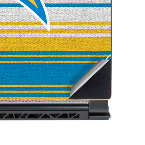 NFL Los Angeles Chargers Trailblazer MSI GS65 Stealth Laptop Skin