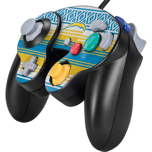 NFL Los Angeles Chargers Trailblazer Nintendo GameCube Controller Skin