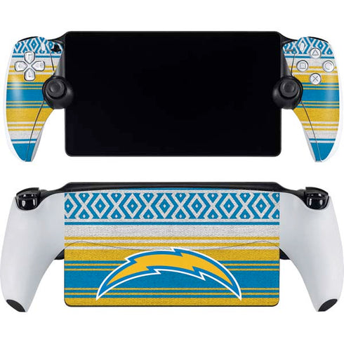 NFL Los Angeles Chargers Trailblazer PlayStation Portal Remote Player Skin