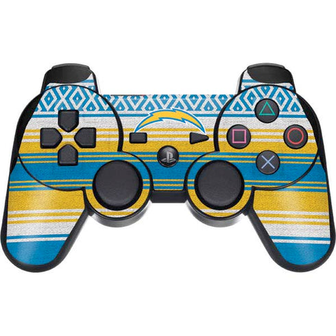 NFL Los Angeles Chargers Trailblazer PS3 Dual Shock wireless controller Skin