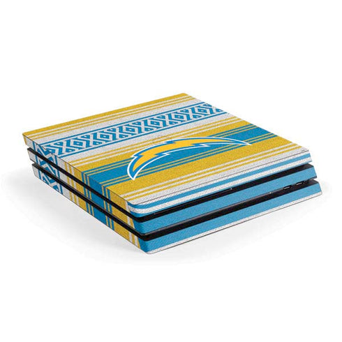 NFL Los Angeles Chargers Trailblazer PS4 Pro Console Skin
