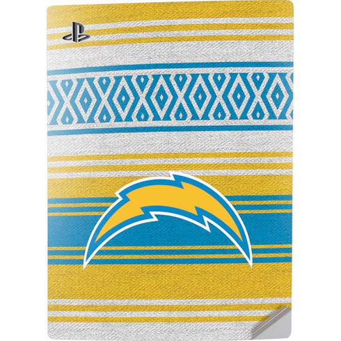 NFL Los Angeles Chargers Trailblazer PS5 Digital Edition Console Skin